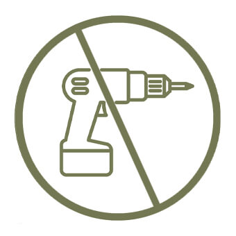 NO DRILLING
